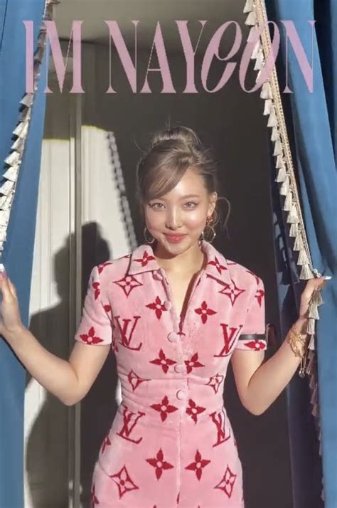 pop nayeon louis vuitton|nayeon louis vuitton jumpsuit.